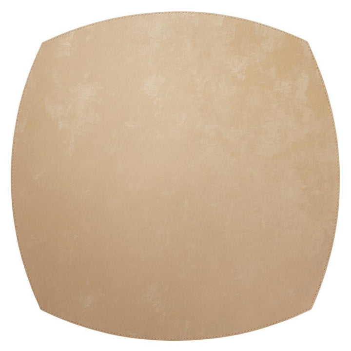 Velvet Collection 16-Inch Elliptical Vinyl Placemats- Set of 4