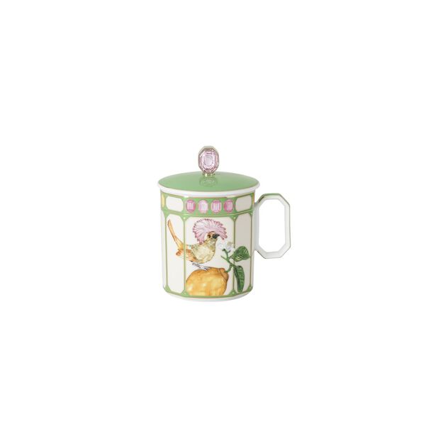 Swarovski Idyllia Mug with Lid 13 oz