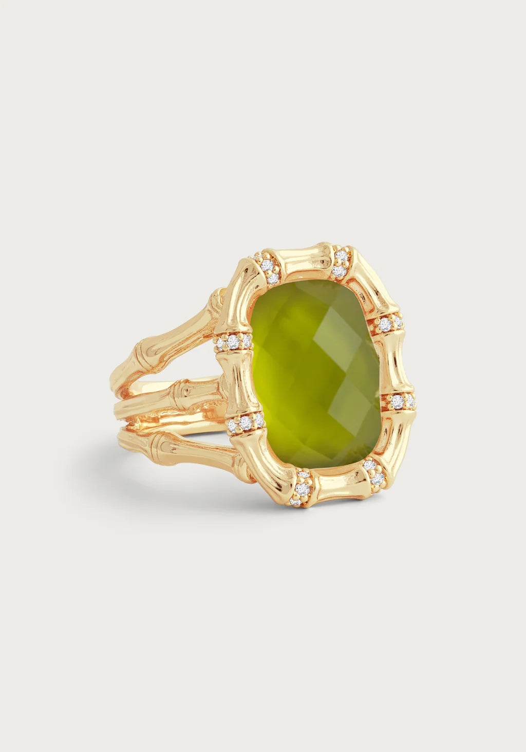 Bamboo With Stone Ring