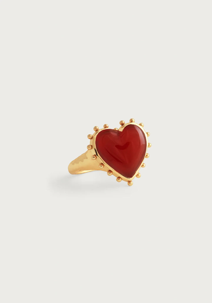 Heart with Stone Ring