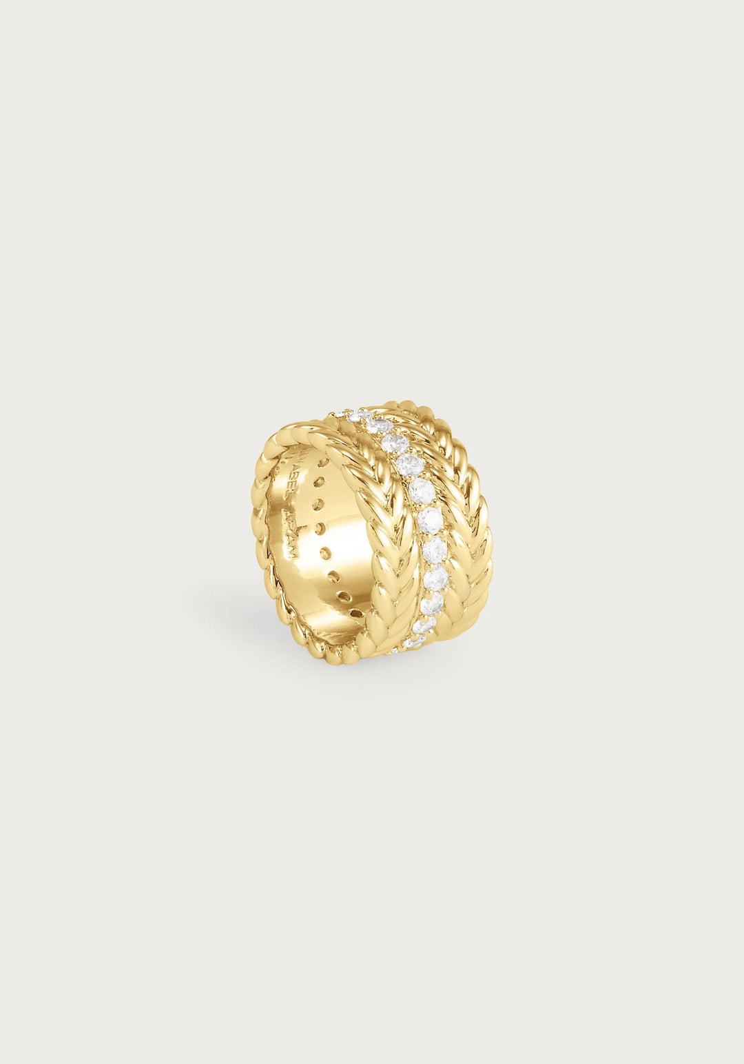 Cheval Chain Stack Ring- Gold