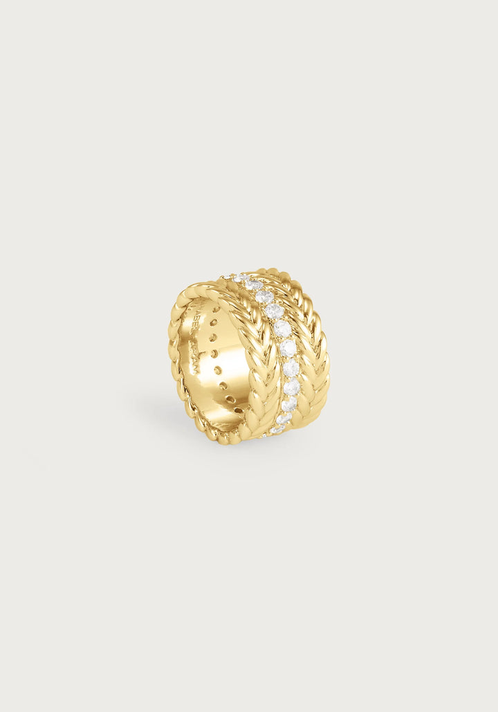 Cheval Chain Stack Ring- Gold