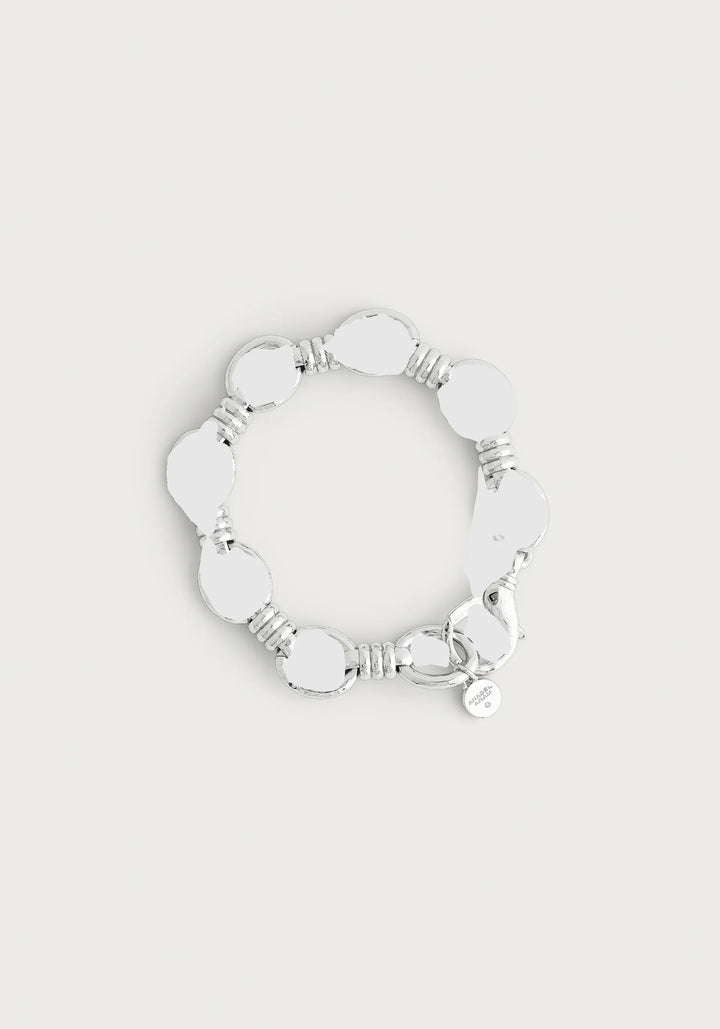 Neptune Chain Bracelet,Silver