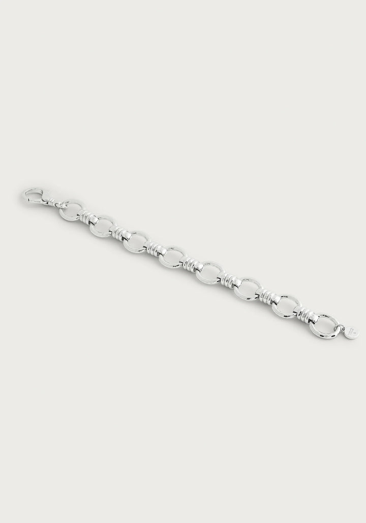 Neptune Chain Bracelet,Silver