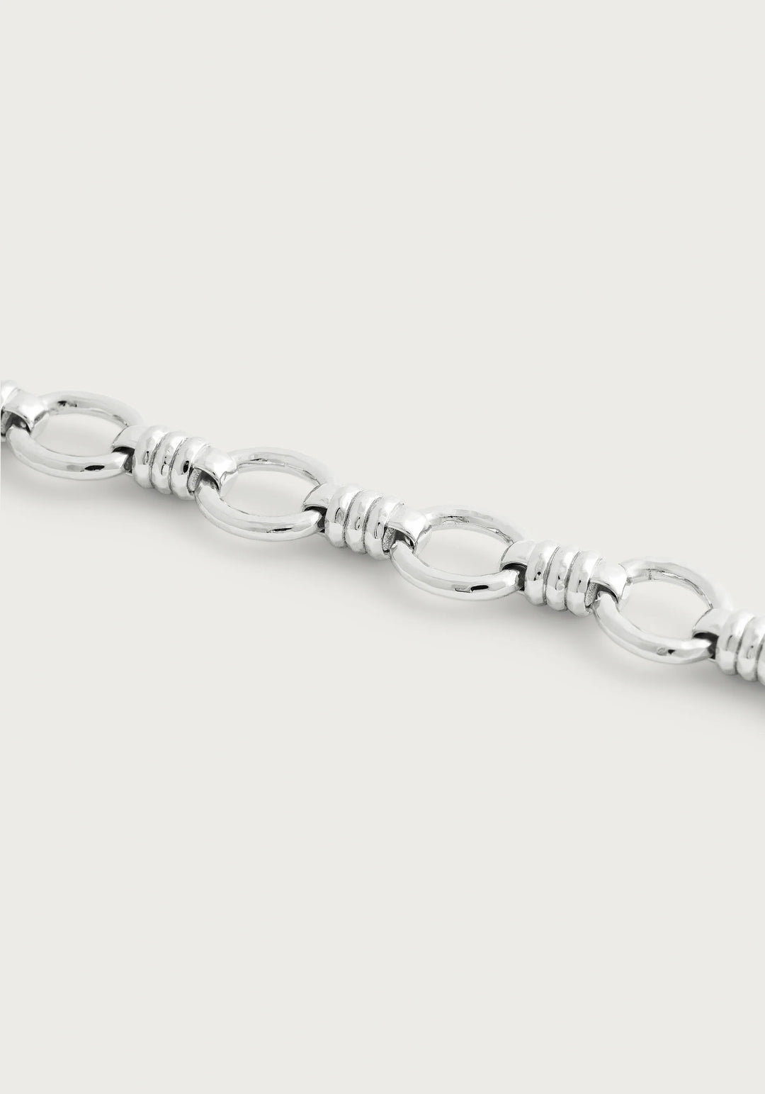 Neptune Chain Bracelet,Silver