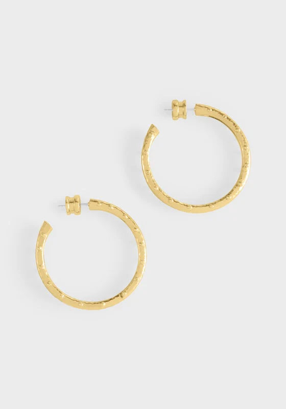 Milos Gold Medium Hoops