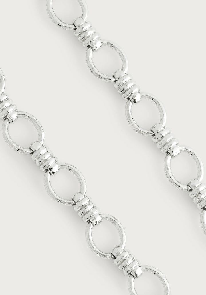Neptune Chain Necklace, Silver