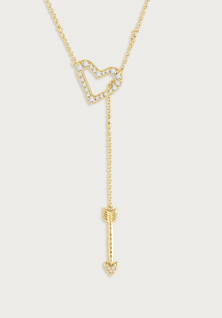 Heart Lariat Necklace