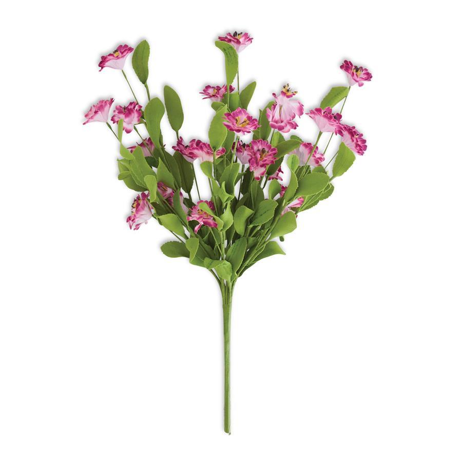 18 Inch Dianthus Spray w/Eva Foliage