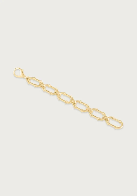 Cheval Braided Chain Bracelet- Gold