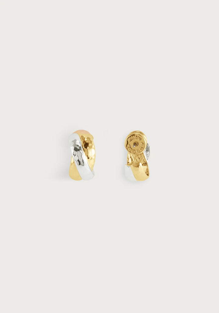 Farrier Triple Huggie Hoop Earrings