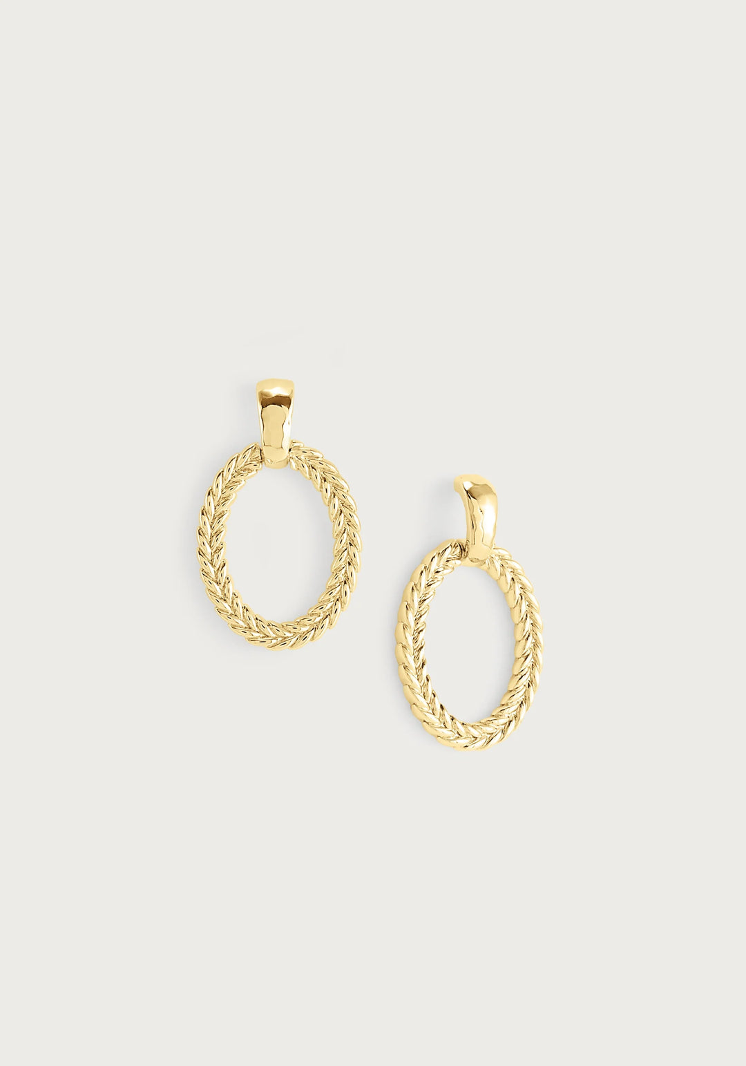 Cheval Ring Earrings - Gold