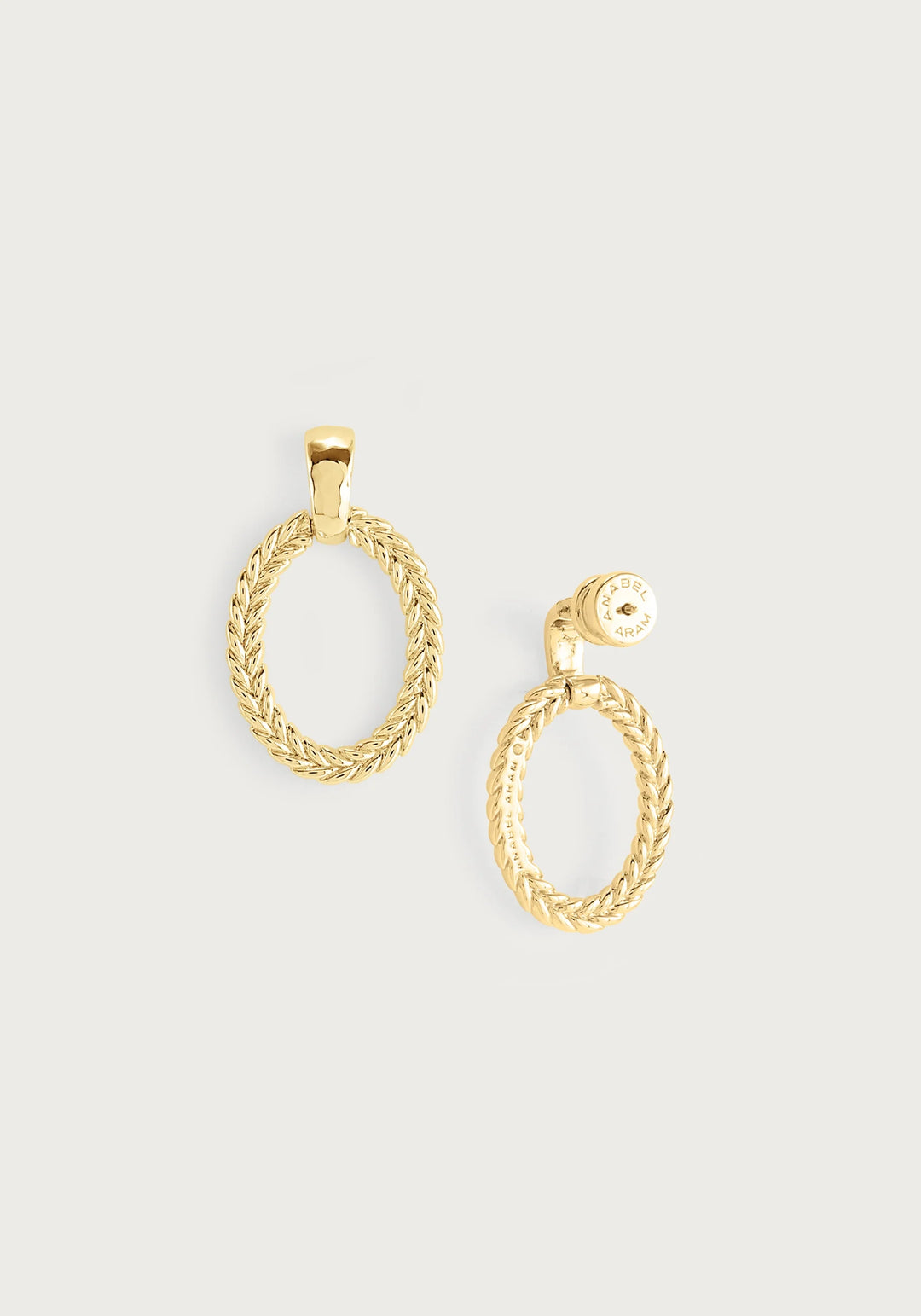 Cheval Ring Earrings - Gold