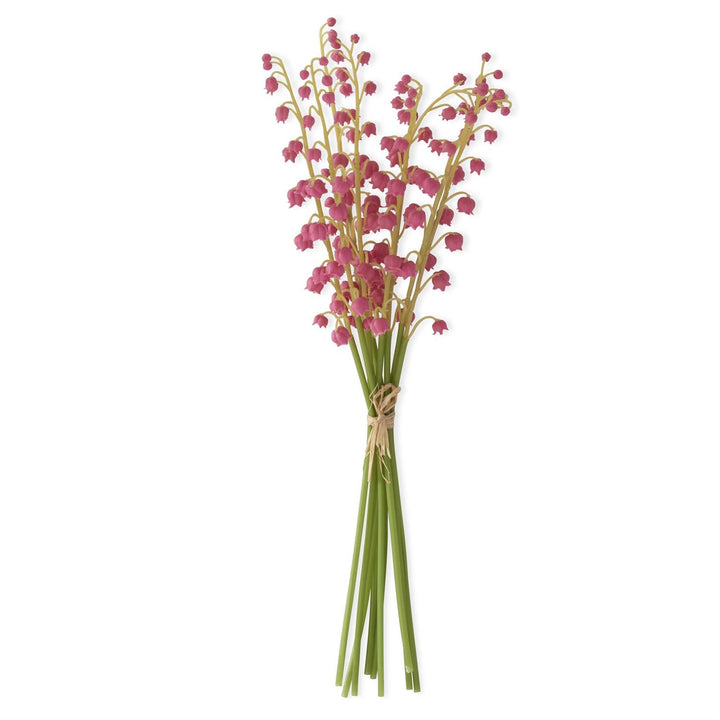 17 Inch Real Touch Lily of The Valley Bundle (9 Stems)
