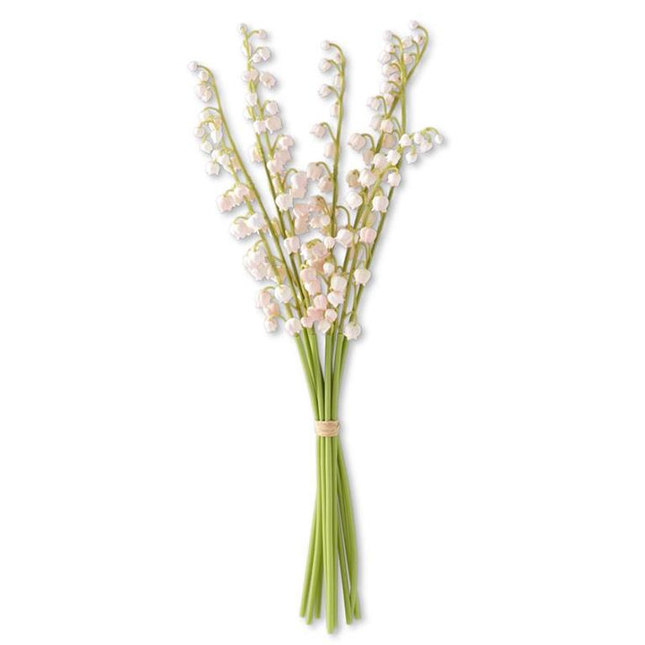 17 Inch Real Touch Lily of The Valley Bundle (9 Stems)