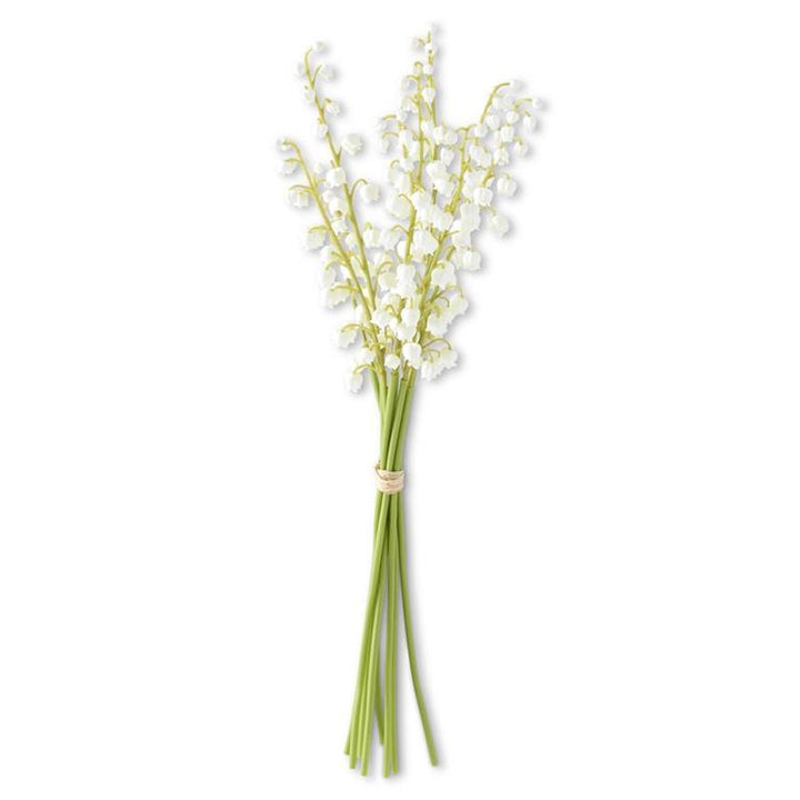 17 Inch Real Touch Lily of The Valley Bundle (9 Stems)