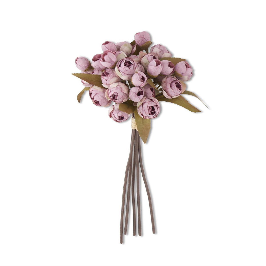 10.5 Inch Mini Ranunculus Bud Bundle (5 Stem)