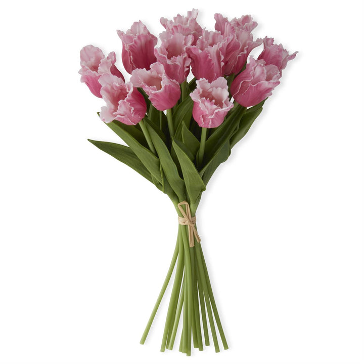 13 Inch Real Touch Parrot Tulip Bundle (12 Stems)