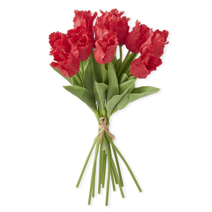 13 Inch Real Touch Parrot Tulip Bundle (12 Stems)
