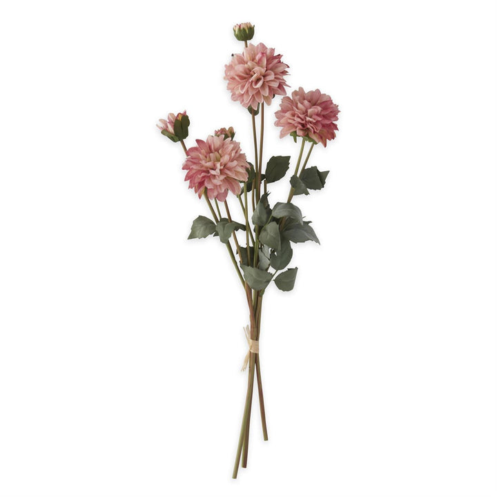 23 Inch Faux Dried Dahlia Bundle (3 Stems)