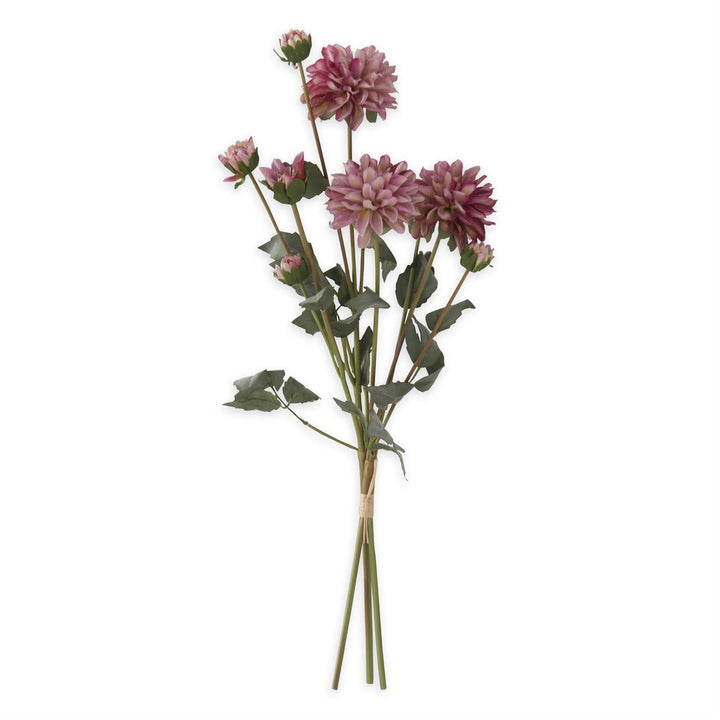 23 Inch Faux Dried Dahlia Bundle (3 Stems)
