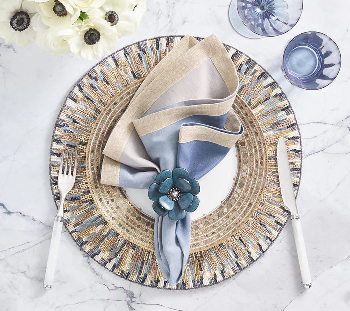 Begonia Napkin Rings, Set of 4