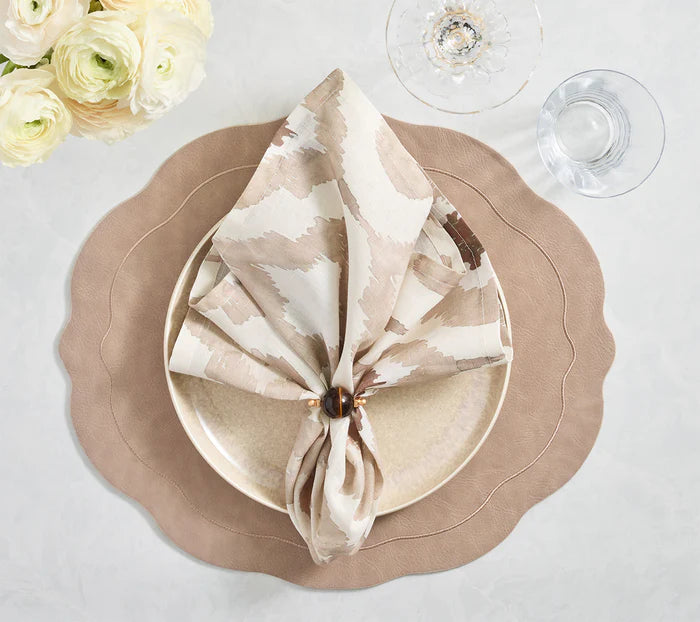 Watercolor Ikat Napkins, Set of 4