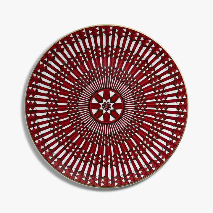 Arcadia Red Charger Plate