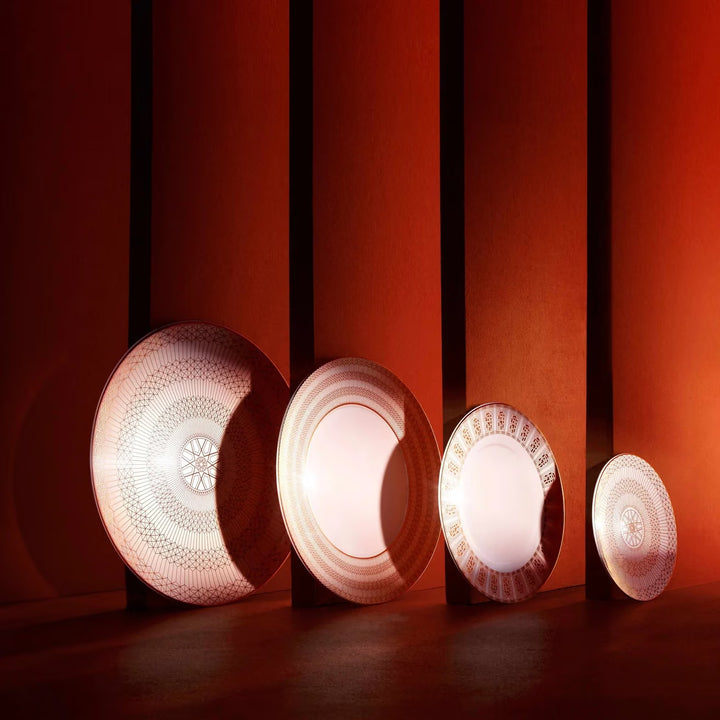 Arcadia Gold & Platinum Bread Plate