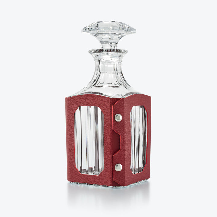 Octogone Decanter Leather Case