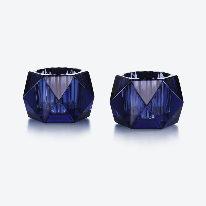 Louxor Votives-Midnight, Set of 2