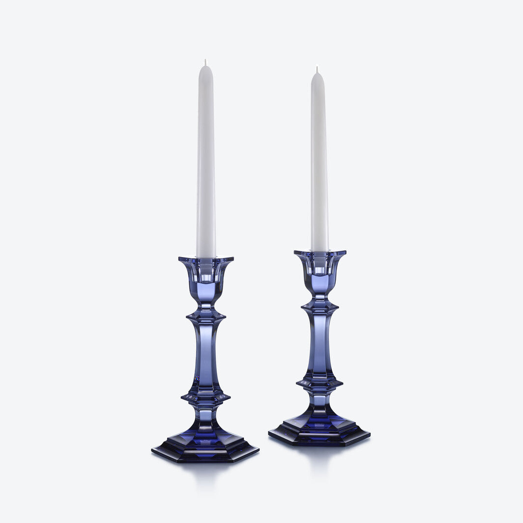 Harcourt Candlesticks- Midnight, Set of 2