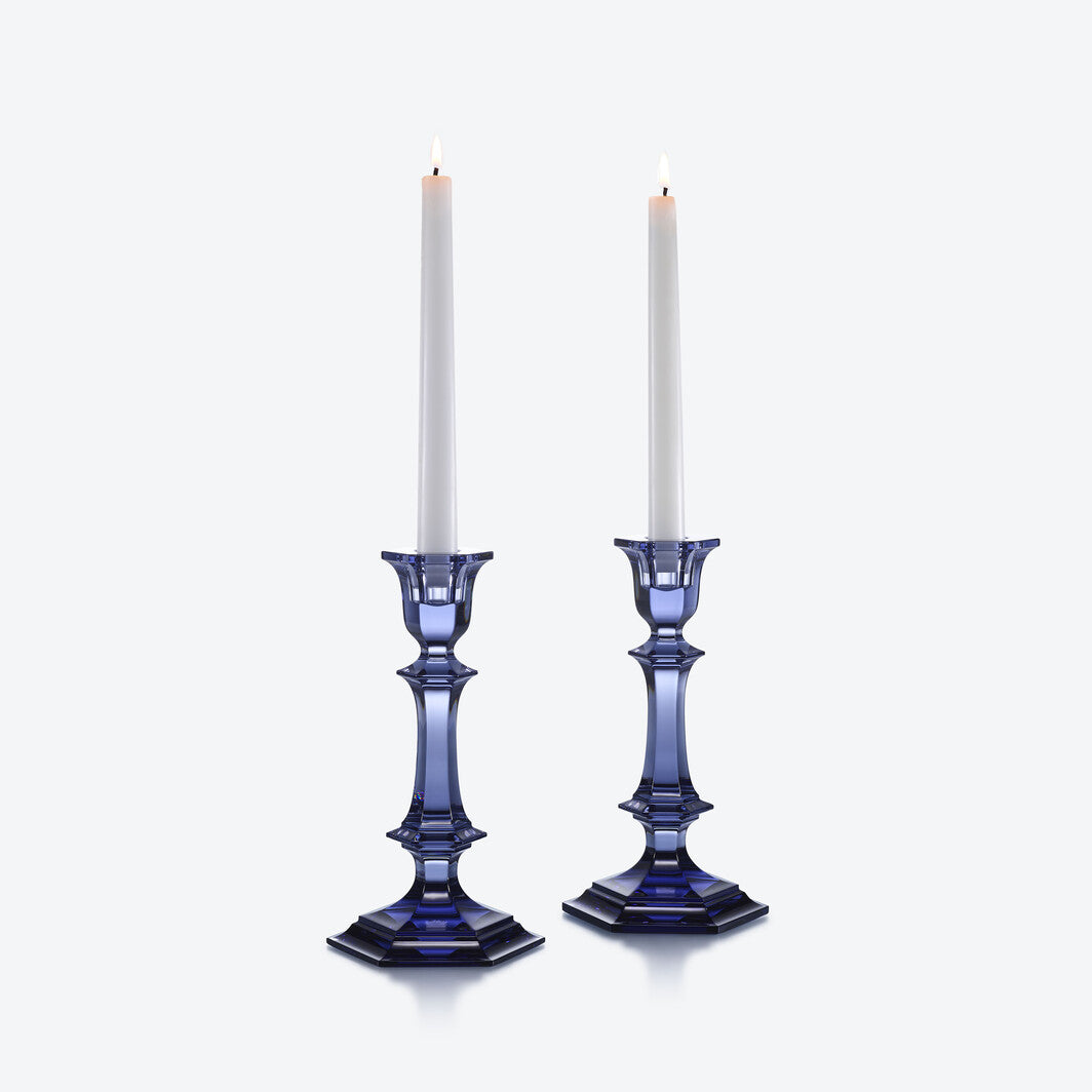 Harcourt Candlesticks- Midnight, Set of 2