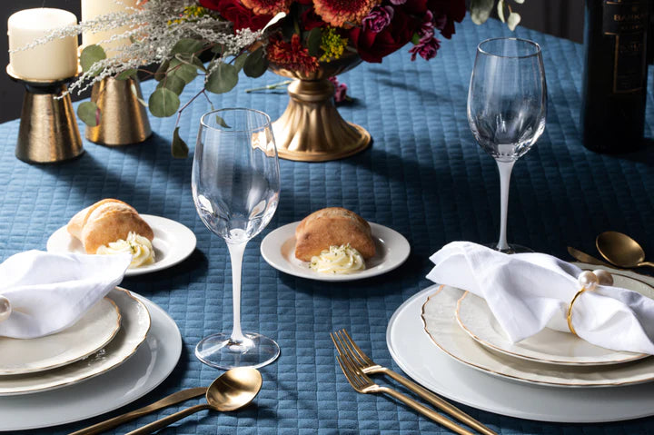 Spectrum White Wine with white Stem, 14 oz. Set of 6