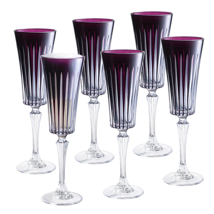 Onyx Champagne Flute - 7 oz (Set of 6)