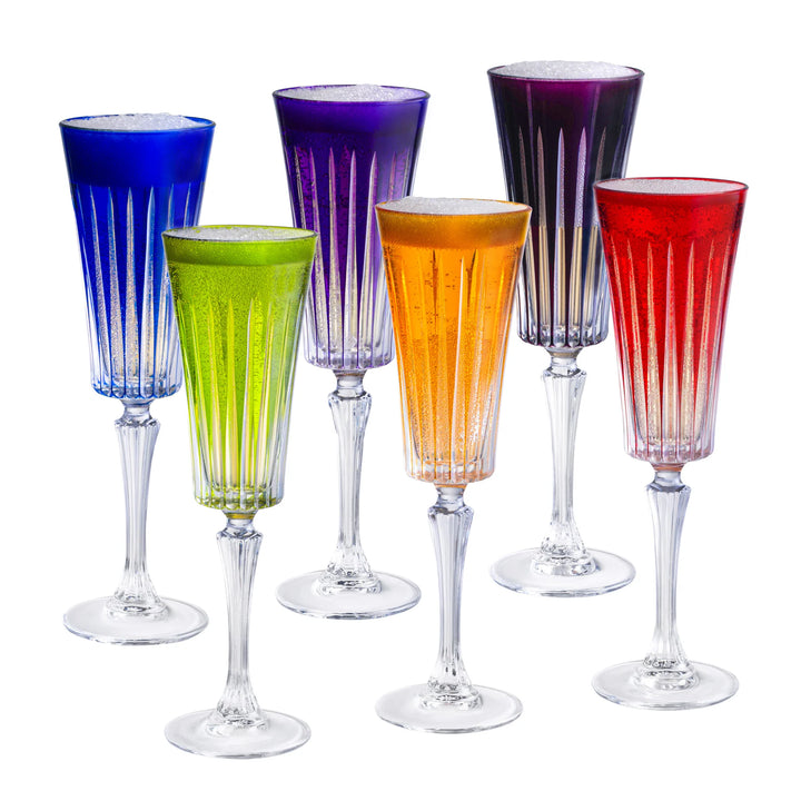 Onyx Champagne Flute - 7 oz (Set of 6)