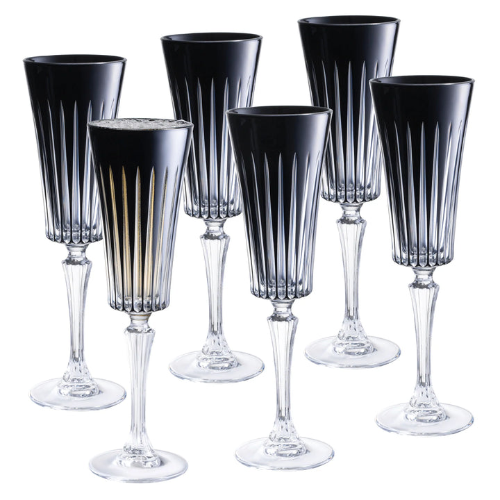 Onyx Champagne Flute - 7 oz (Set of 6)