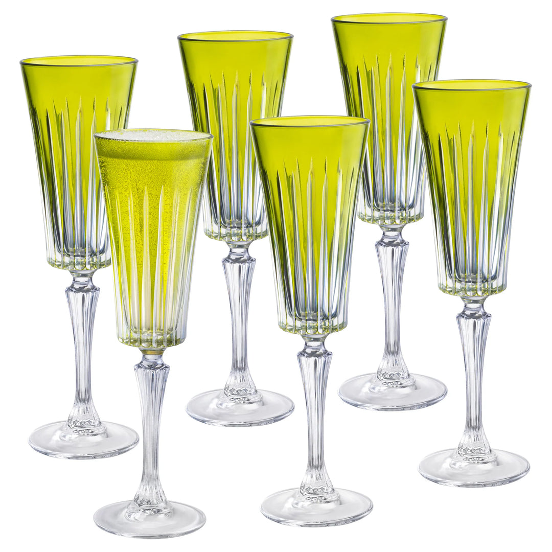 Onyx Champagne Flute - 7 oz (Set of 6)
