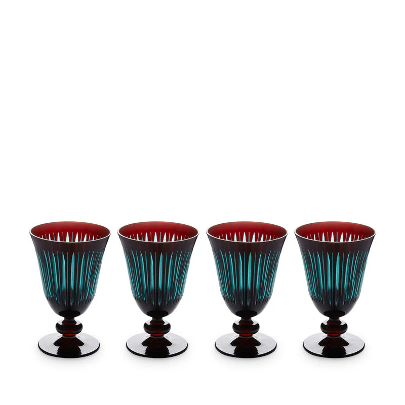 Prism Wine Glasses (Set of 4)