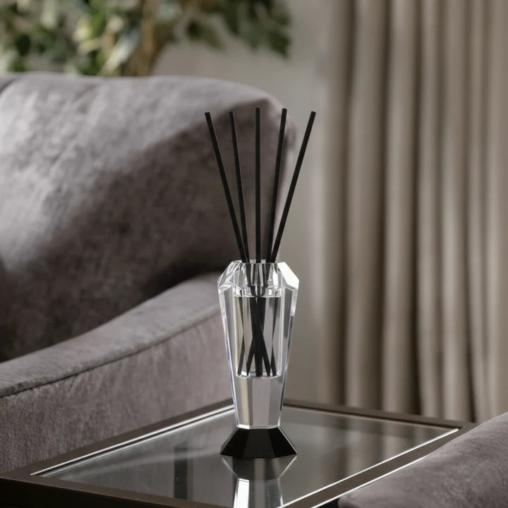 Crystal Reed Diffuser with Black Base