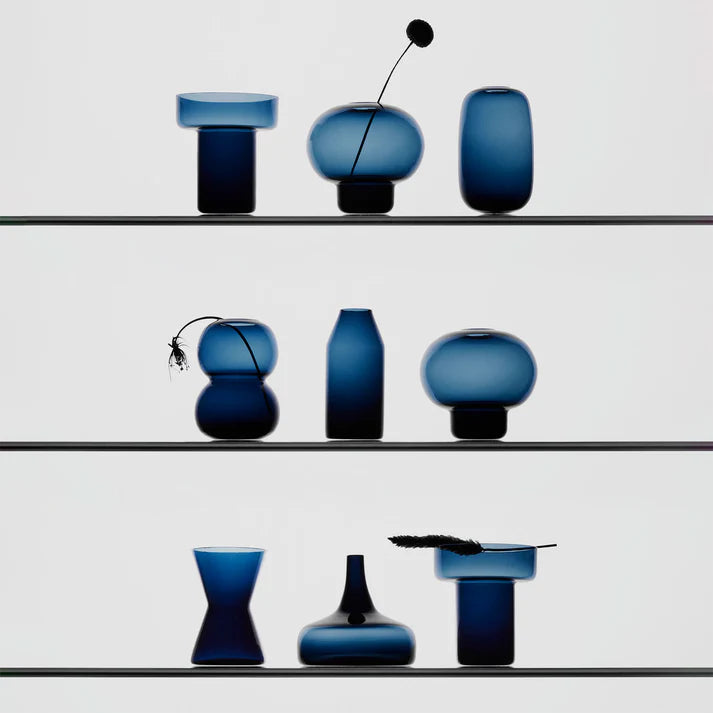 Midsummer Vases Midnight Blue Mini Set Of 7