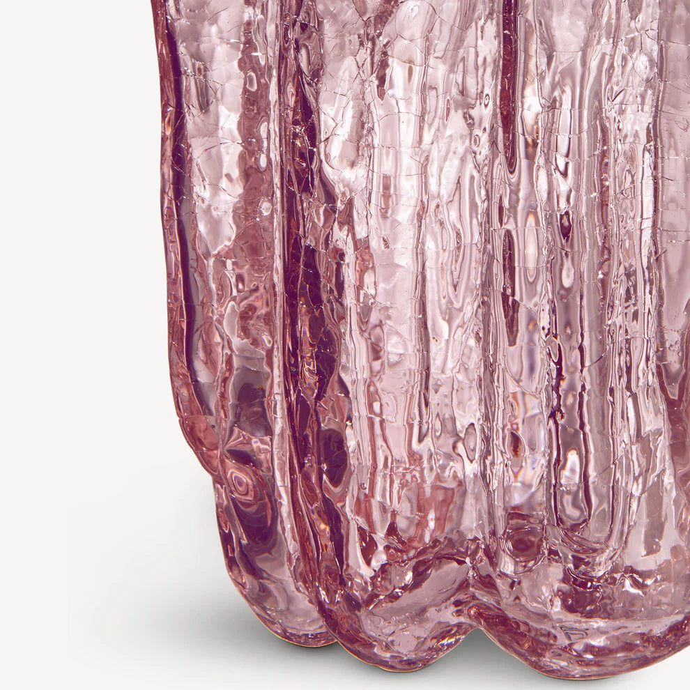 Crackle Vase Pink Small