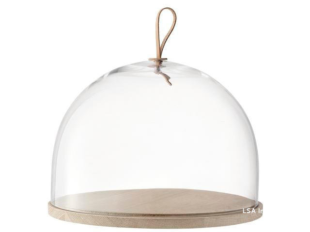 Ivalo Dome & Ash* Base Ø32cm H20.5cm Clear