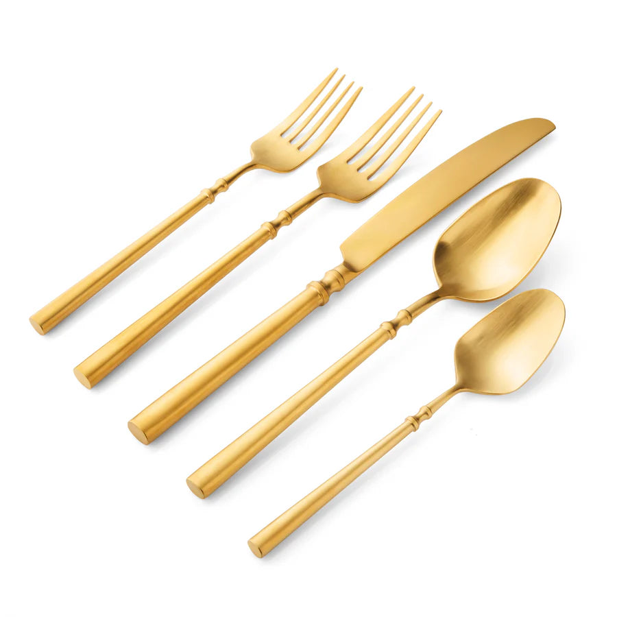 Regal Gold 18/10 Stainless Steel 20 Piece Flatware Set, Service For 4