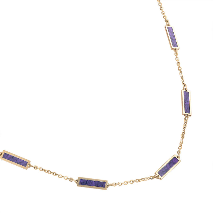 14K Bar Necklace