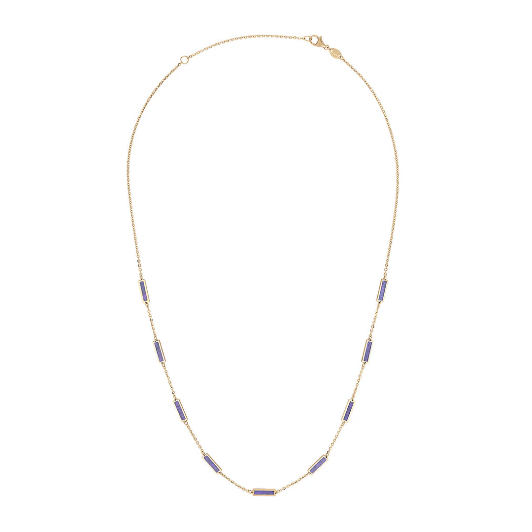 14K Bar Necklace