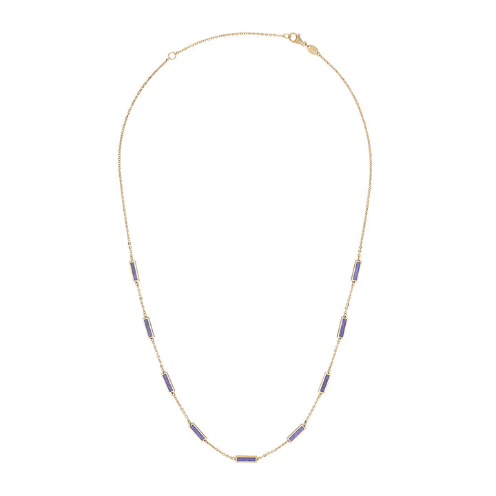 14K Bar Necklace