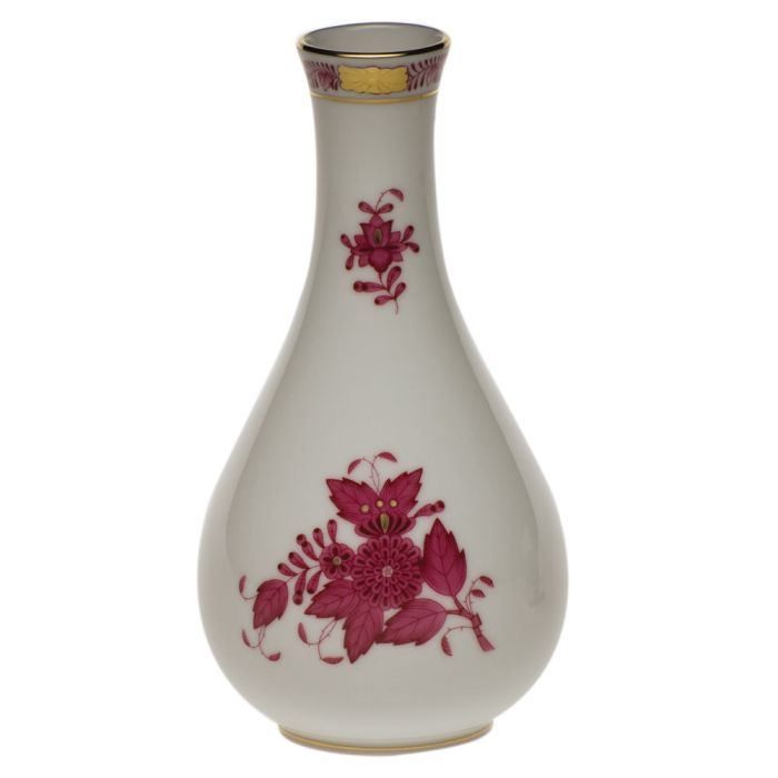 Chinese Bouquet Raspberry Vase