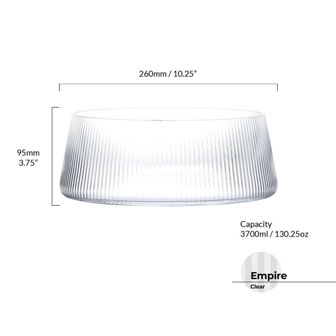 Empire Clear Salad Bowl