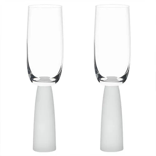 Oslo Champagne Flutes Frost - Set of 2
